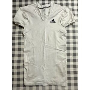 New‎ With No Tags Adidas Football Jersey White - Techfit Climalite - Men's 2XL